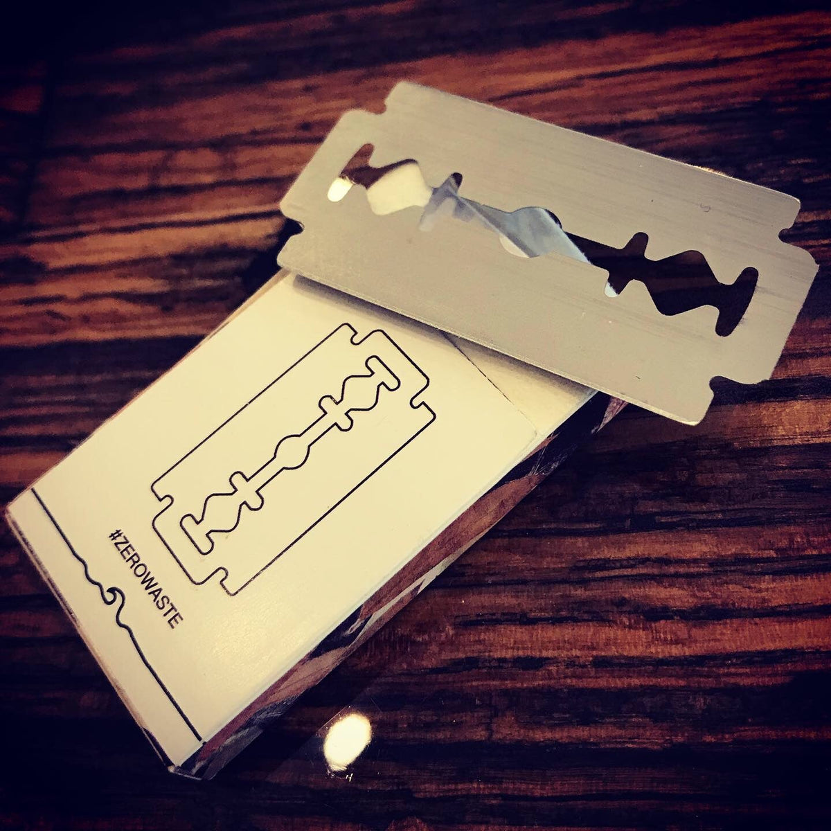 Five Ningbo Haward Razor double edge blades in a pack, designed for smooth, close shaves with safety and precision.