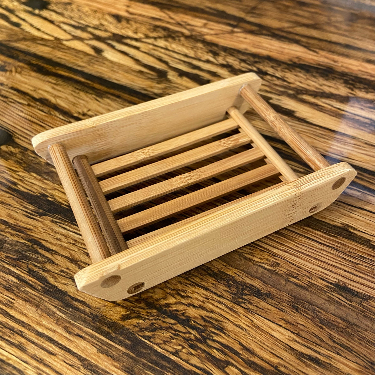 Bamboo Soap Dish - Fancy - Off the Bottle Refill Shop