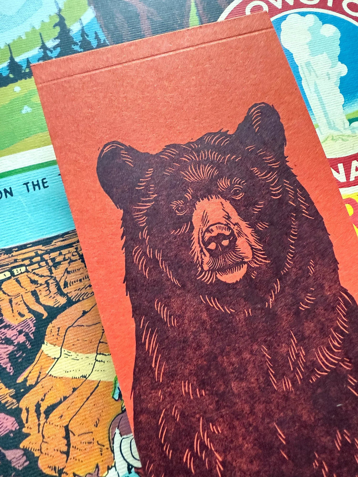Blackbird Letterpress jotter notebook with black cover and lined pages, ideal for note-taking and writing.
