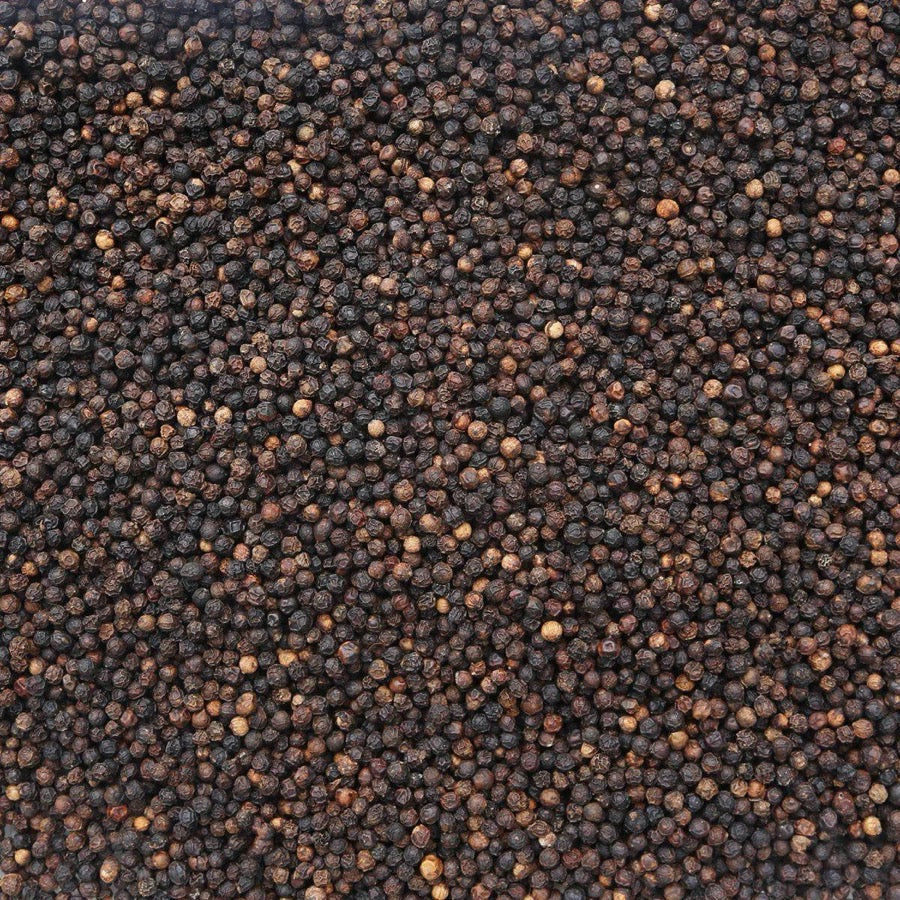 Refill pack of Essential Organics PEPR Black Peppercorn Whole, natural whole black peppercorns for seasoning and cooking.