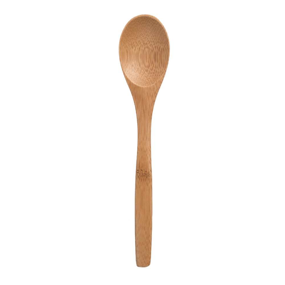 Single bamboo utensil from To-Go Ware, eco-friendly and reusable for eating or serving.