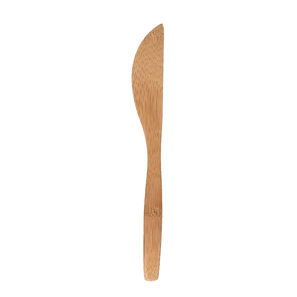Single bamboo utensil from To-Go Ware, including a spoon and fork, made of eco-friendly bamboo material.