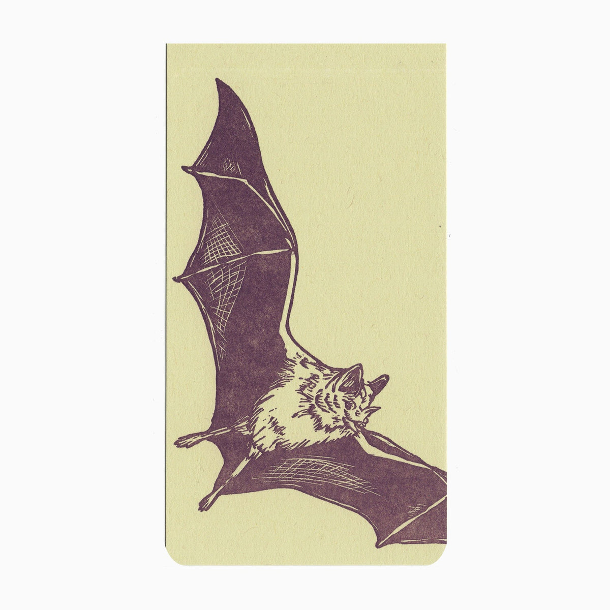 Blackbird Letterpress jotter notebook with black cover and lined pages, perfect for jotting notes and ideas.