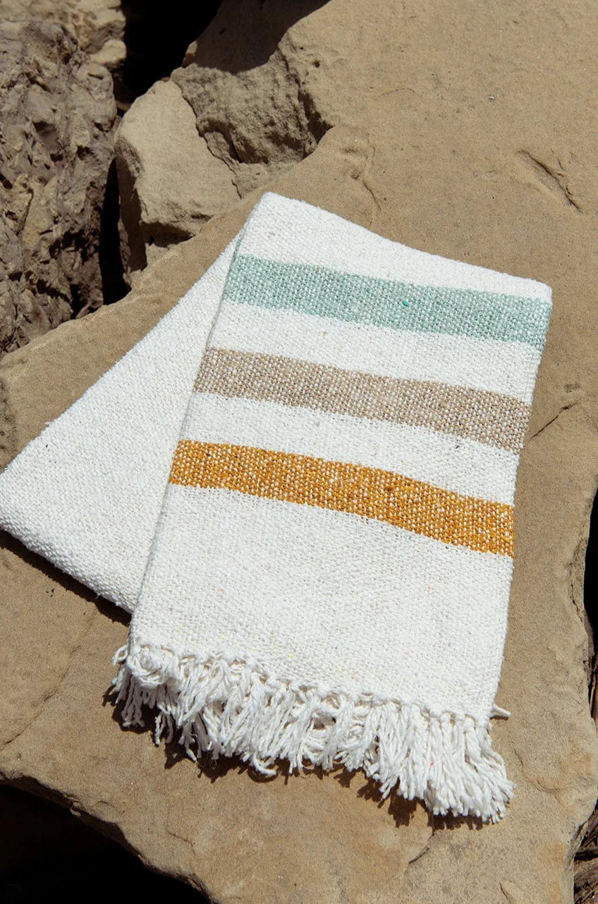 Sustainable Recycled Throw Blanket - Off the Bottle Refill Shop