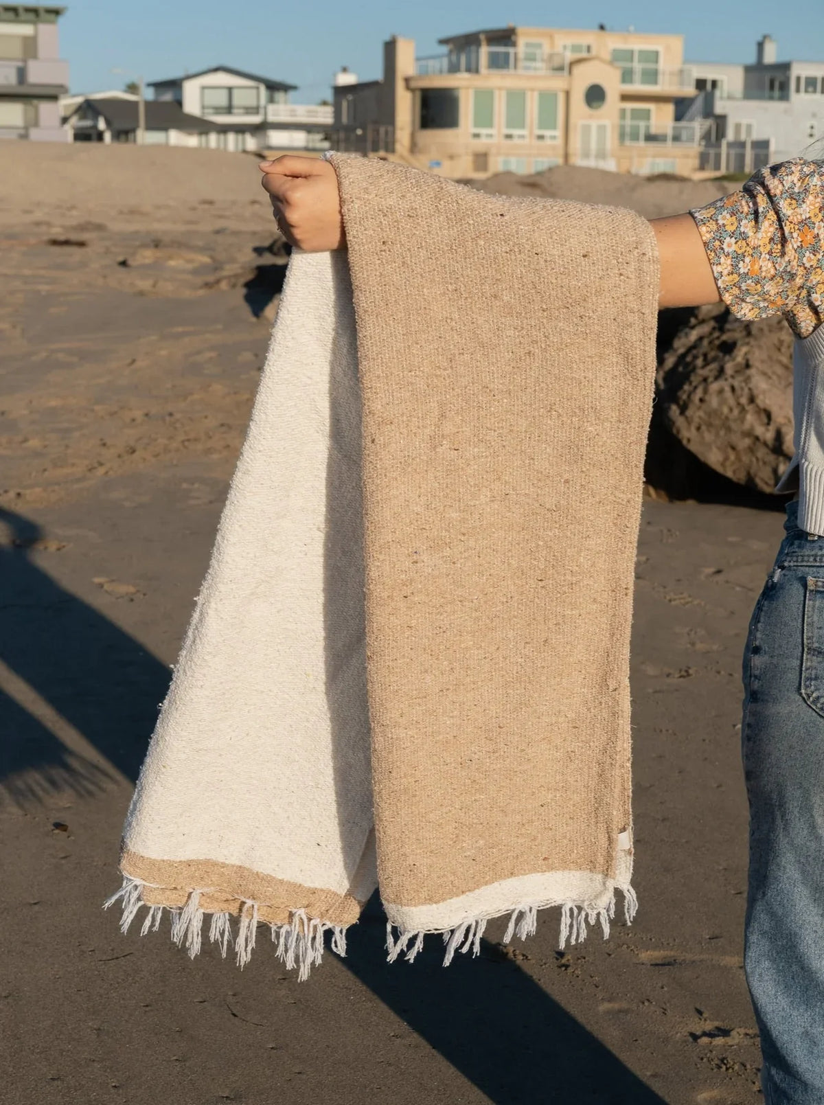 Sustainable Recycled Throw Blanket - Off the Bottle Refill Shop