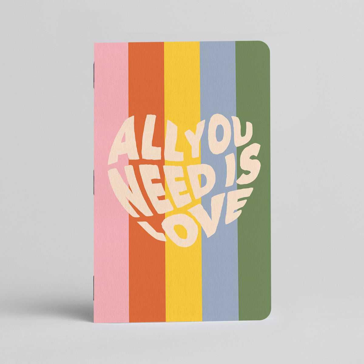 Justin Ryan Books notebook with lined pages and a durable cover, ideal for journaling or note-taking.