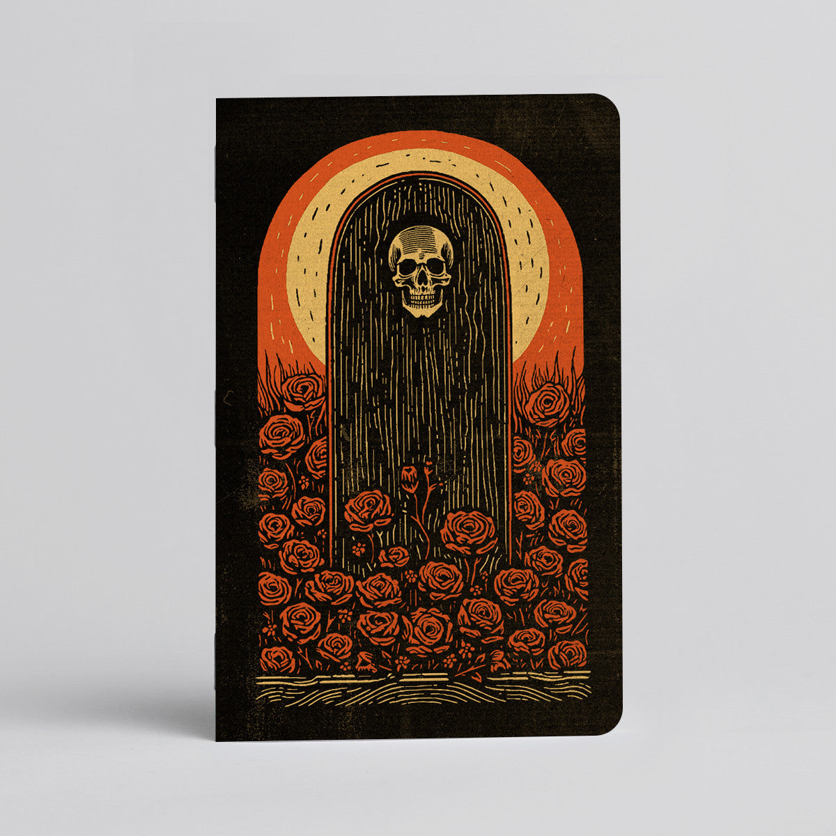 Justin Ryan Books notebook journal with lined pages and a black cover, ideal for writing and note-taking.