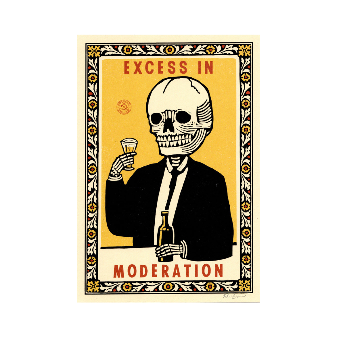 Small 5x7 inch print by Ravi Zupa from the Ravi Zupa Art collection, featuring intricate, detailed artwork on paper.