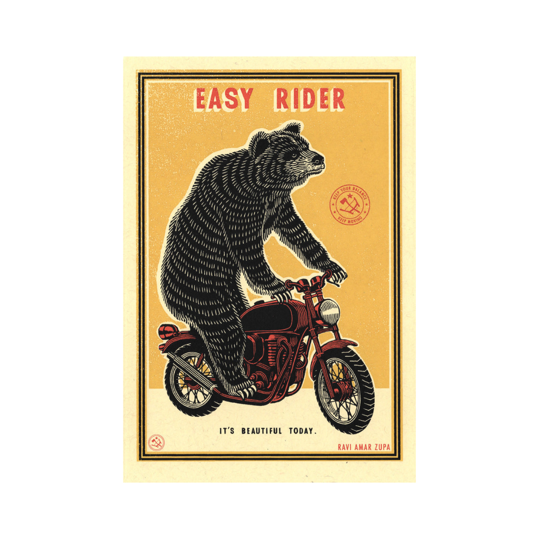 Small 5x7 inch print by Ravi Zupa Art featuring intricate, colorful illustrations on high-quality paper.