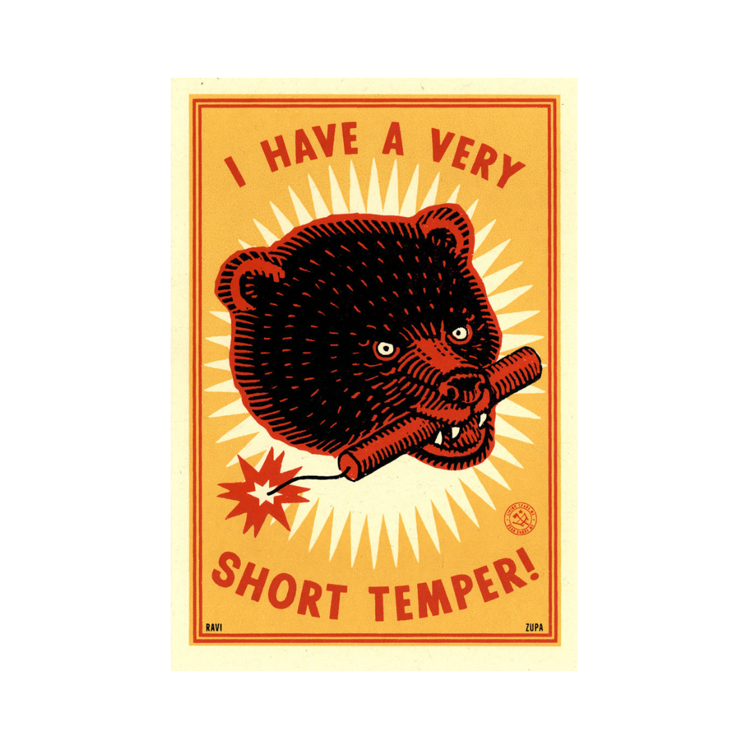 Small 5x7 inch print by Ravi Zupa from Ravi Zupa Art, featuring detailed and artistic design in a high-resolution image.