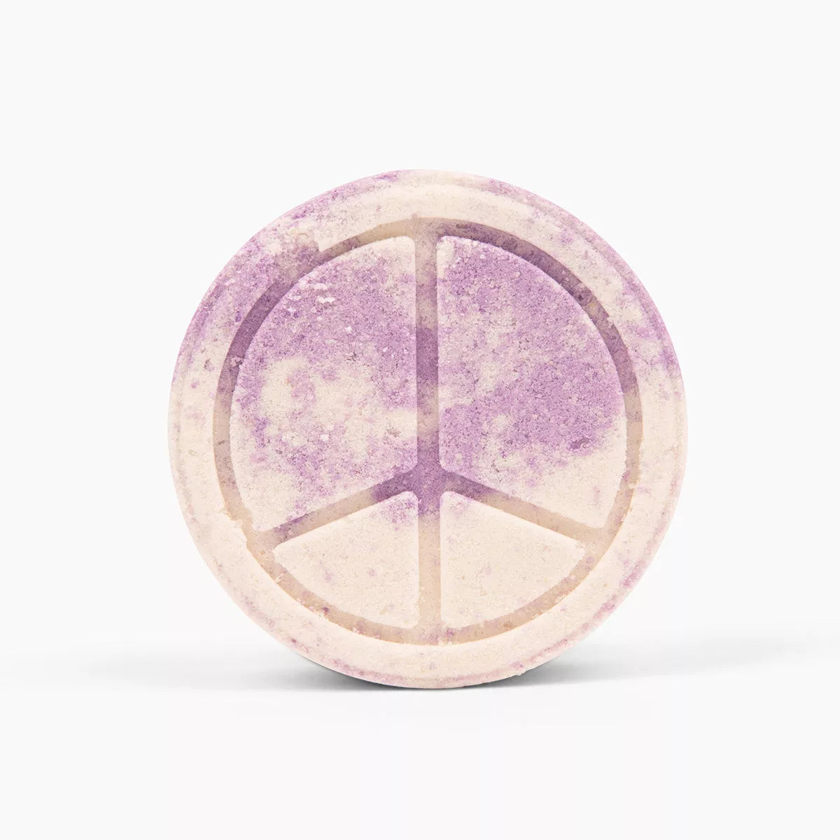 Lavender Bath Butta' Bomb from Spinster Sisters, creamy and fragrant with lavender flowers for relaxing bath experience.